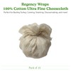 Regency Wraps 100% Cotton Ultra Fine Natural Cheese Cloth, 90