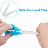 Left-Handed Kids Scissors,5 Inch Safety Childen Craft Scissors,Safe and Comfortable