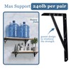 Shelf Brackets 8 Pack 16 inch Heavy Duty Brackets for