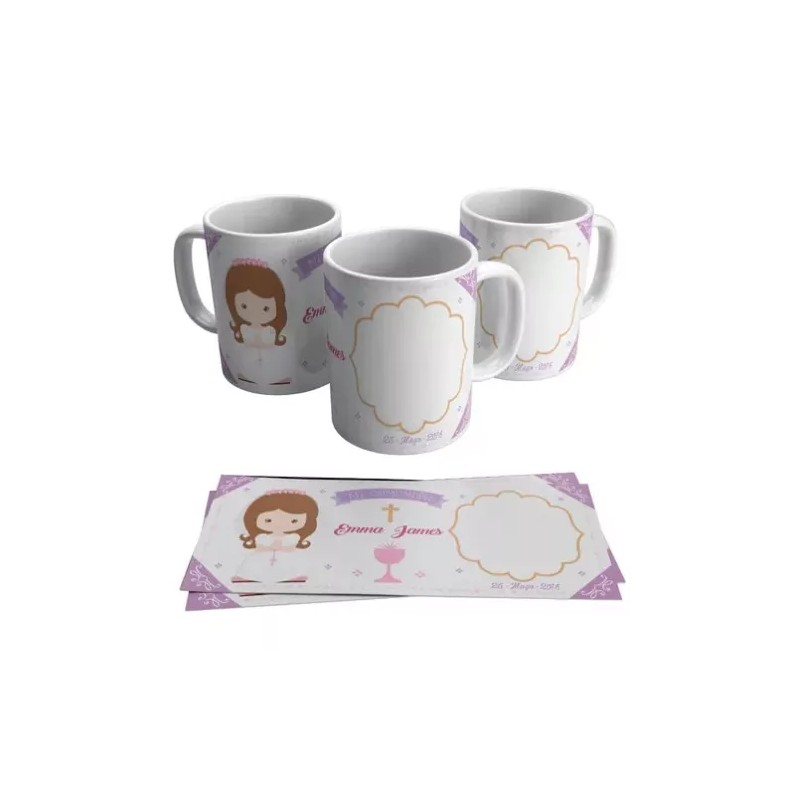 Like Shop 25 Tazas Personalizadas Recuerdo Para Primera Comunion