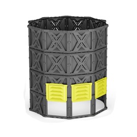 Large Compost Bin - 190 Gallon (720 L) Garden Composter with Better Aeration System, Easy Assembling/BPA Free/Sturdy/Outdoor Compost Tumbler