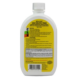 CLR Metal Clear, Cleans and Shines Porcelain, Chrome, Stainless Steel and Aluminum, 12-Ounce Bottle