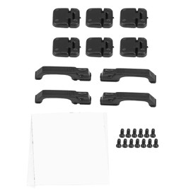 Tbest Car Door Handle, RC Car Door Hinges Handles Car Door Handle Kits Compatible for 1:10 RC Crawler Injora Brass for Trx4 De Trx4 Defender Accessories Traxxas Trx4 Defender Accessories