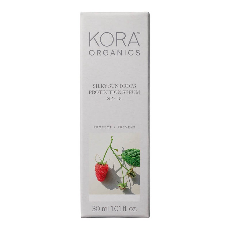 KORA Organics Silky Sun Drops Protection Serum SPF15, 30ml