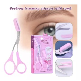 KH Perfilador Cejas Y Pestañas Tijera Con Peine Para Maquillaje