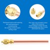 WISSCOOL 10PCS 1/4” HAVC AC Schrader Access Service Valve 1/4''