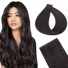 SEGO Injection Tape in Hair Extensions Human Hair Tape in Hair Extensions Invisible Tape in Hair Extensions 12 Inch #1B Natural Black 10PCS 5pcs Invisible and 5pcs Normal
