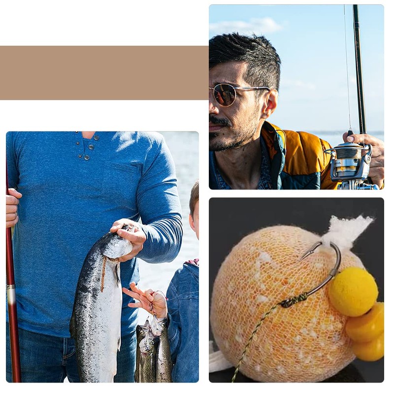2 piezas de malla de pesca de PVA para pesca
