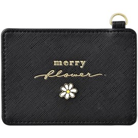 Klux Pass Case/Flower/Black 120811