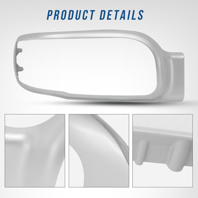 Hpdmauto Headlight Bezel Chrome fit for Peterbilt 389 Semi Trucks