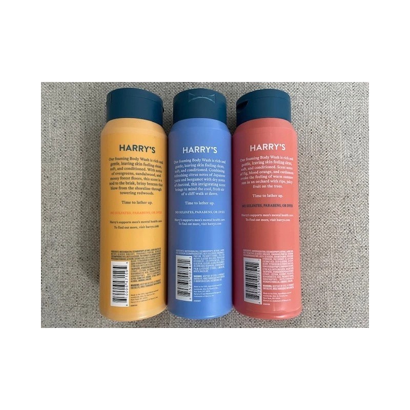 Harry's Harry’s Men's Body Wash Shower Gel Variety 3 Pack
