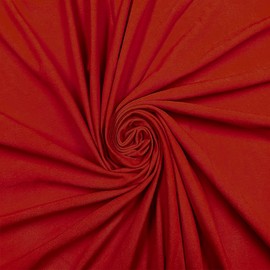 Pico Textiles 15 Yards Bolt - Red Cotton Spandex Jersey Fabric - 4 Way Stretch - Sold by The Bolt - Ideal for T-Shirts, Dresses, Athleticwear Apparel