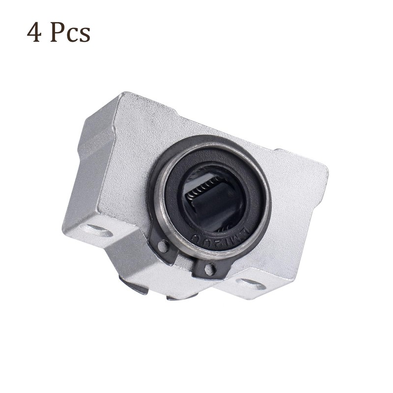 Kozelo 4pcs SCV12UU Linear Slide Block 12mm Bore Steel Linear