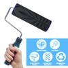 Paint Rollers 9 Inch Texture Roller for Drywall Mud, Black
