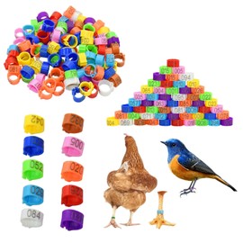100pcs20mm Chicken Leg Bands,Chicken Leg Rings,Poultry Leg Rings,Pigeon Bands,Poultry Foot Rings,Poultry Identification Leg Bands,Chicken Identification Leg Bands,for Dove Parrot Bird Identification