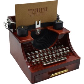 Spring.Rd Vintage Typewriter Music Box for Home/Office/Study Room Décor Decoration