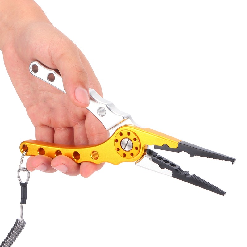 Fishing Lure Pliers Tongs Multifunction Aluminum Alloy Hook Remover Tool
