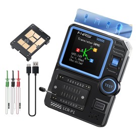 LCR-P1 Capacitor Tester, Mosfet Transistor Tester, Diode Triode Zener Diode Resistance Inductance LCR Meter, MOS NPN PNP ESR Meter, SMD Electronic Component Tester, Battery Test Multimeter