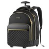 Arcoyard Rolling Backpack for Women, 15.6 Inch Travel Backpack with