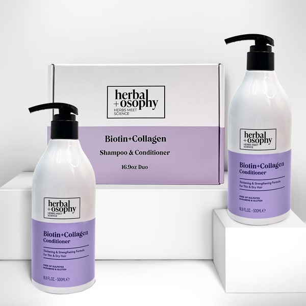 Biotin with Argan Oil & Vitamin B7 Shampoo & Conditioner