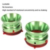 1 Pair NAB Hub Adapters Professional Polished Aluminum Reel to