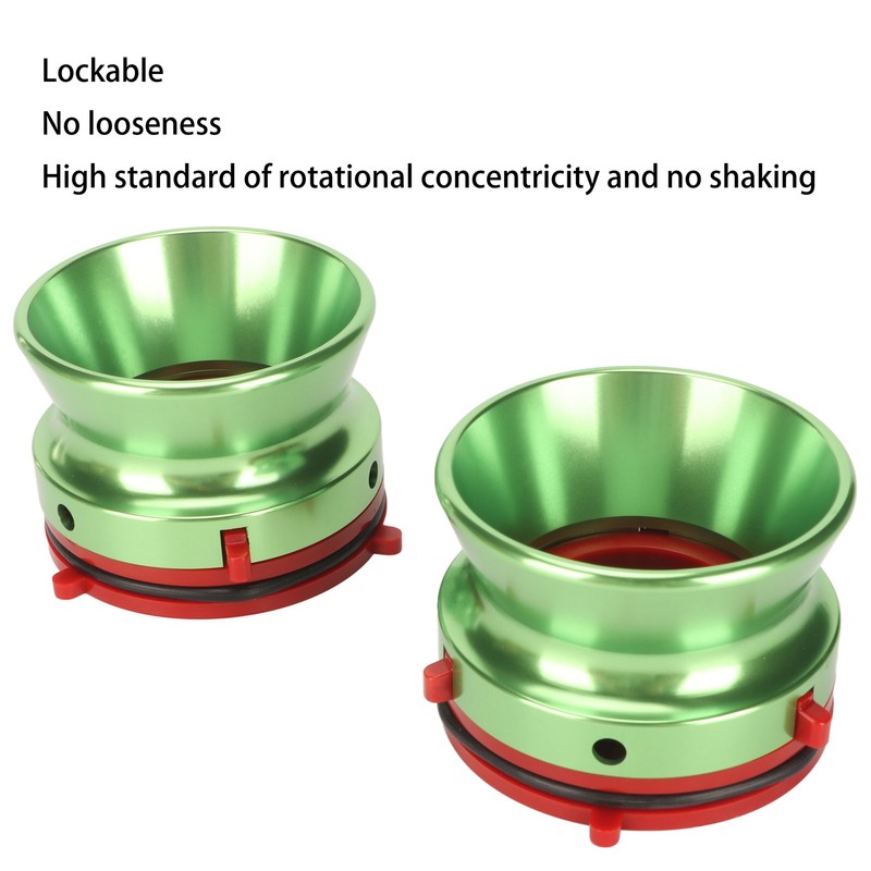 1 Pair NAB Hub Adapters Professional Polished Aluminum Reel to