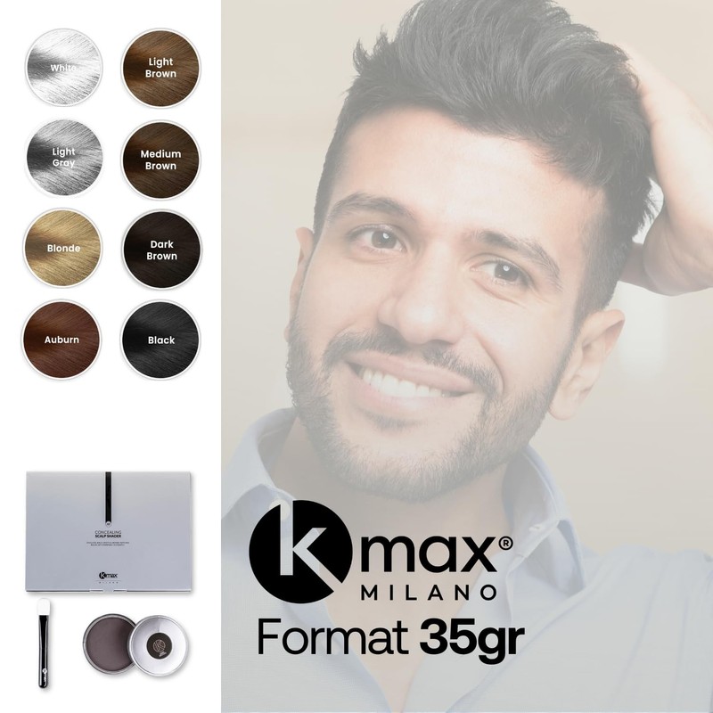 Kmax Shader Concealing Scalp – Cosmetics Anti Thinning brown