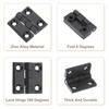 sourcing map 2Pcs Adjustable 180 Degree Hinges, 40mmx40mm Zinc Alloy