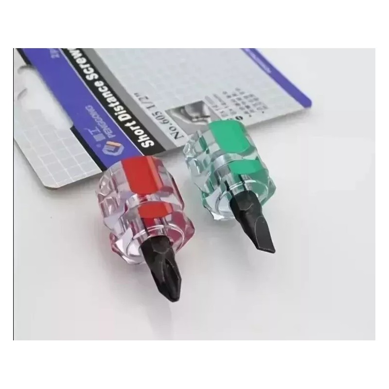Frentaly Mini Ultra Short Stubby Screwdriver Set 2 Pieces 1