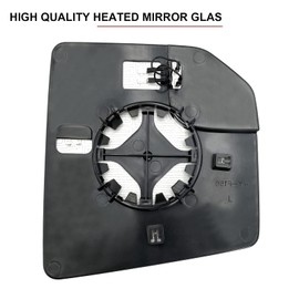 Ford F150 Left Side Heated Blind Spot Mirror - Convex Glass with Rear Holder FL3Z17K707L