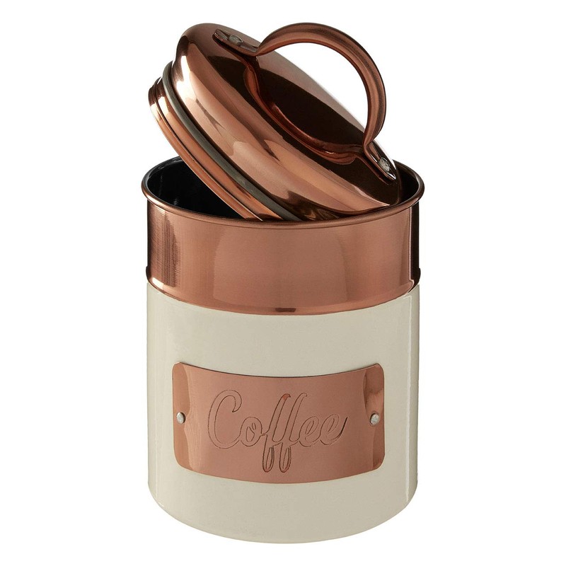 Premier Housewares 507356 Coffee Canister, Stainless Steel