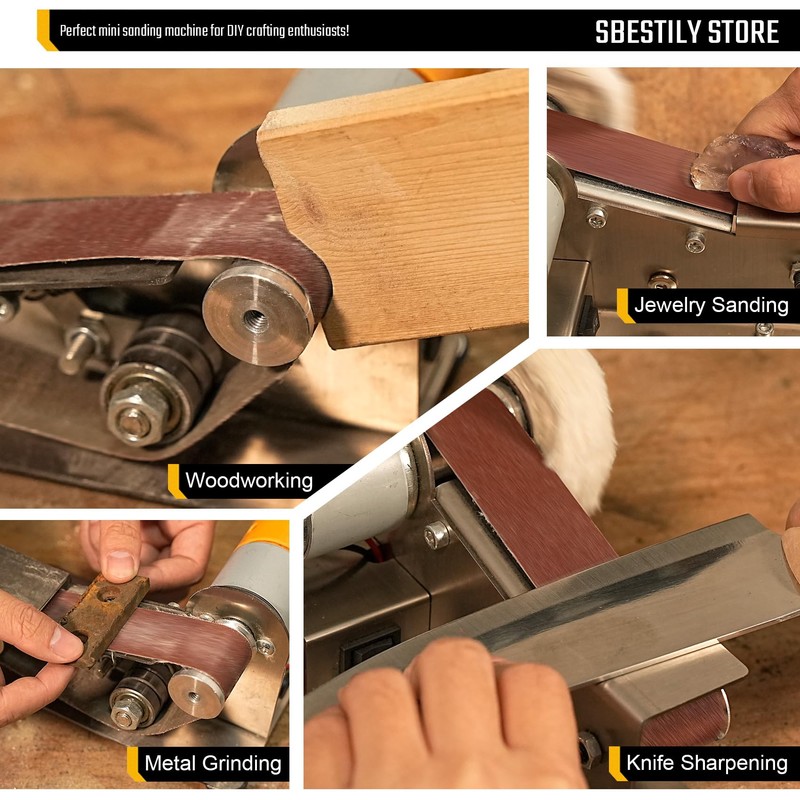 Multifunctional Electric Knife and Tool Sharpener, 7 Adjustable Speed Knife
