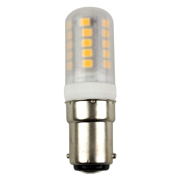 Newhouse Lighting BA-2320 Modern BA15D Base LED Bulb 2.3W (20W Equivalent) Halogen Replacement Light, 200 lm, 120V, 3000K