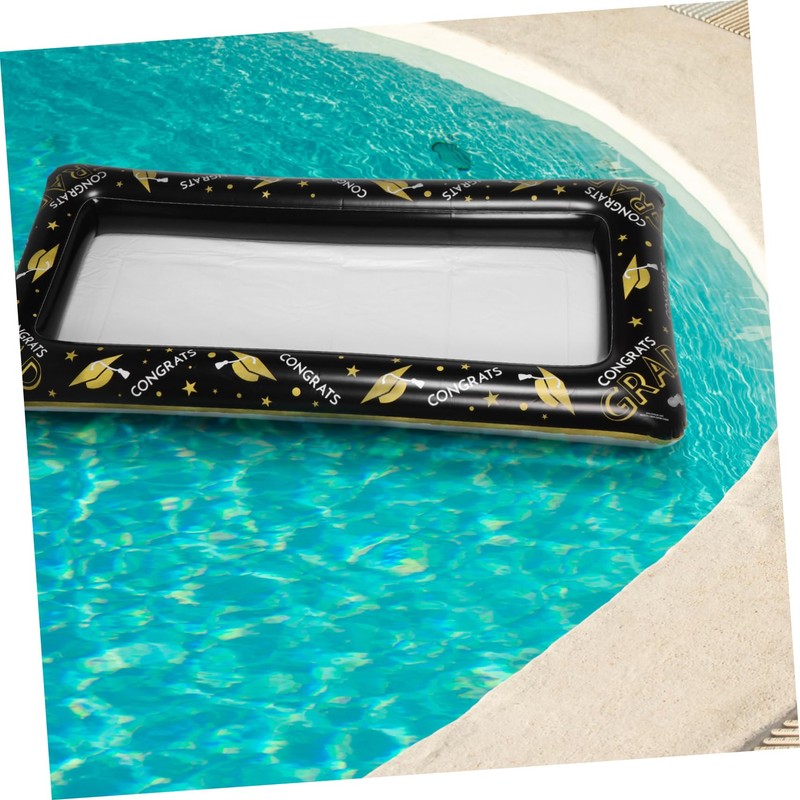 KOMBIUDA Inflatable Ice Bar Large Capacity Floating Pool Cooler PVC