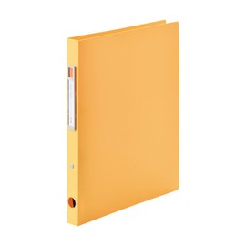 Lihit Lab F7681-4 Ring File A4 2 Hole Orange