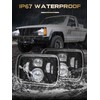 VI9000 5x7 7x6 H6054 led headlights with Hi/Low Sealed Beam