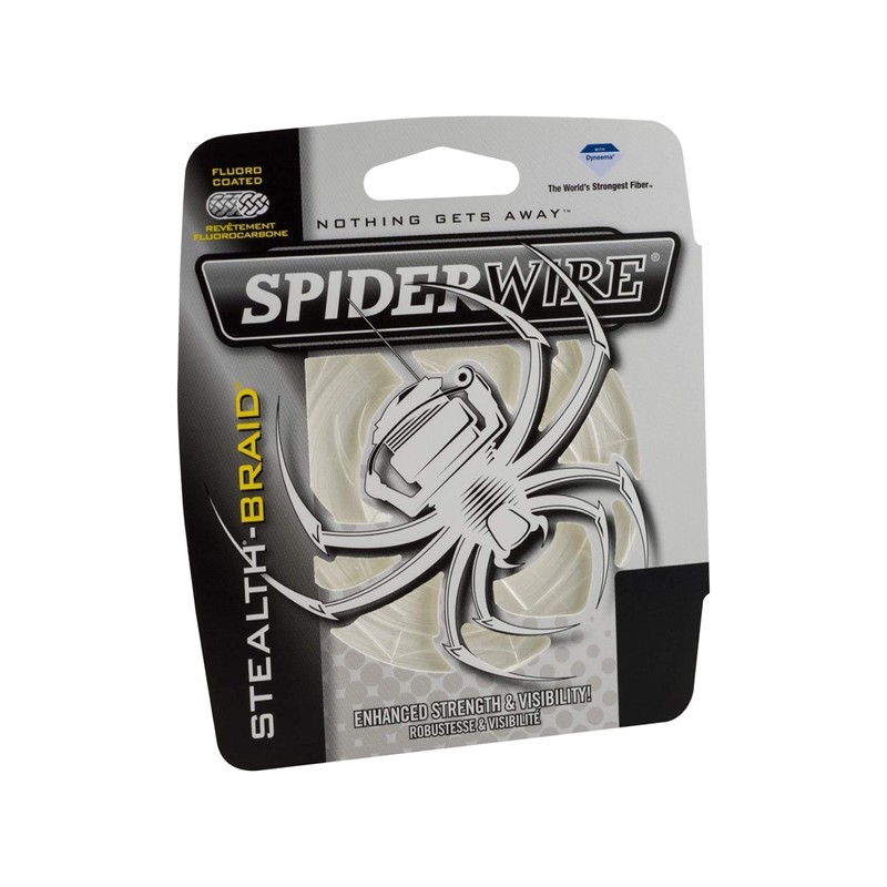 SPIDERWIRE Stealth Superline Fishing Line, Translucent, 6/1 Pound Test-125 Yard
