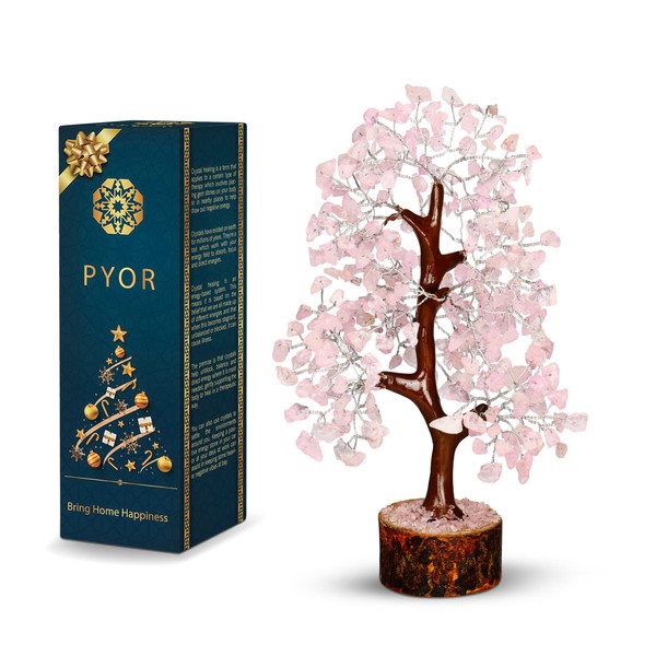 Rose Quartz, Stone Money Tree, Spiritual Gifts, Rose Quartz Tree,