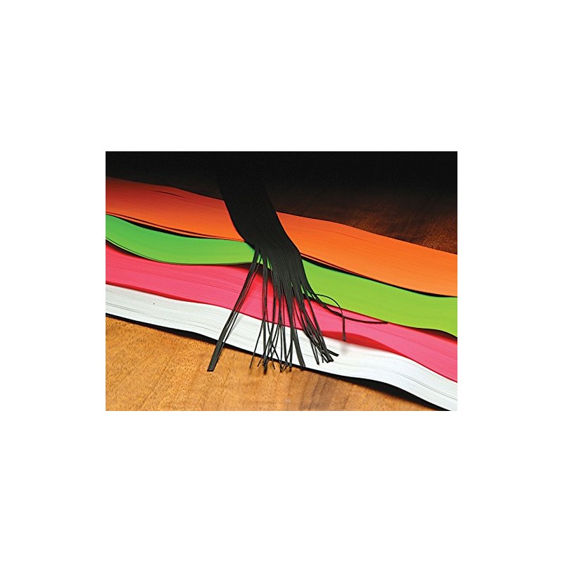 Hareline Round Rubber ? Lime Green, Medium