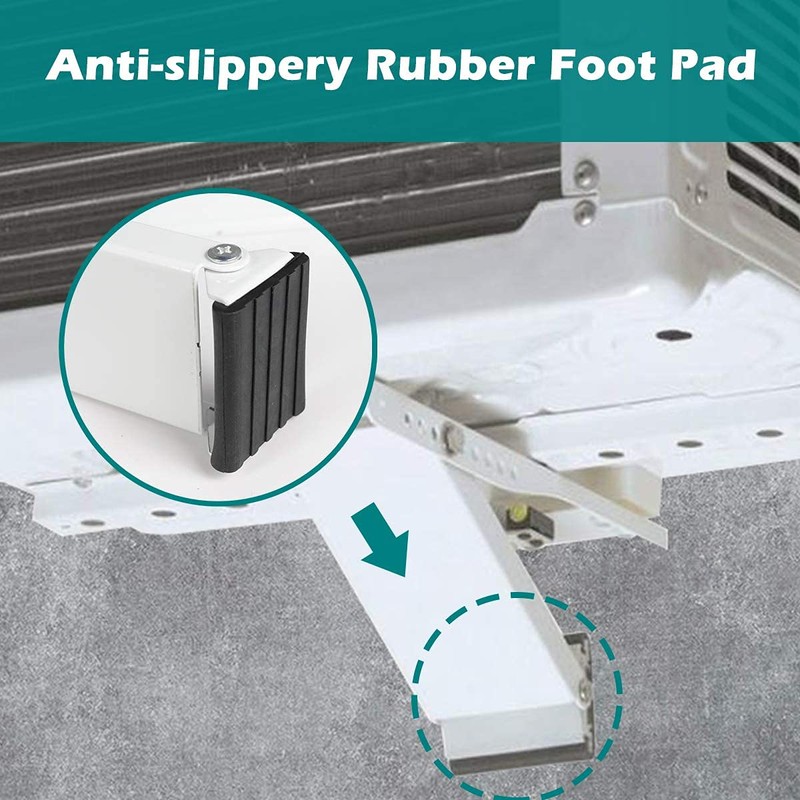 Daisypower Window AC Bracket,Window Air Conditioner Support Brackets Light Duty,Sturdy