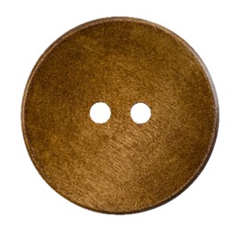 MTCELL 30 Pcs Classic Wooden Buttons, 1-1/2 inch Diameter - Brown,Convex,2 Holes,for Sewing Knitting Crocheting