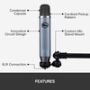 Blue Ember XLR Condenser Mic for Recording and Streaming, Custom