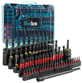 80PSC Magnetic Impact Nut Driver Set - Metric & SAE with Socket Adapters, Wing Nut Driver, Bit Holder, Universal Sockets, Quick Release Extension, Power Bits, 1/4'' Quick Change, Storage Box