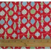 Contempo Christmas Ornament Fabric 100% Cotton By the Yard Red