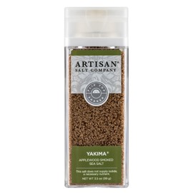 Artisan Salt Company Yakima Applewood Smoked Sea Salt, Shaker Jar, 3.5 Ounce