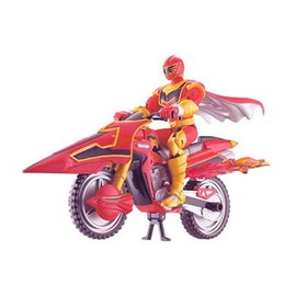 Power Rangers Mystic Force - Mystic Cycle/Speeder with Figure - Red Mystic Speeder