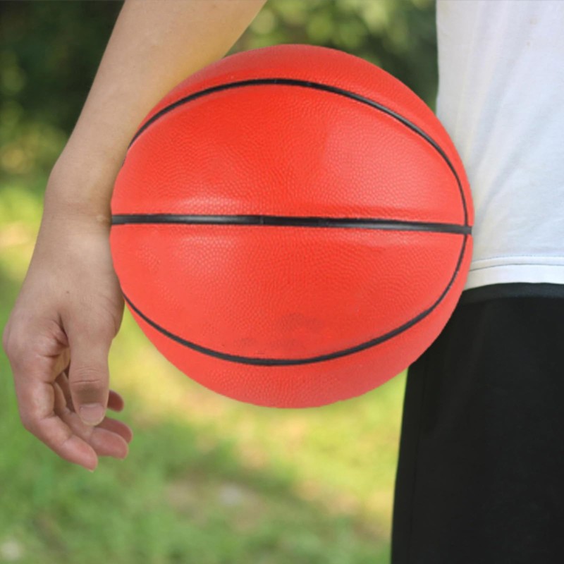 MINDCOLLISION 5/6/7 Smile Basketball, PU Soft Leather Basketball, Good Dribbling