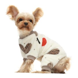 Fitwarm Thermal Pet Winter Clothes for Dog Pajamas Cat Onesies Jumpsuits Puppy Outfits Thick Velvet