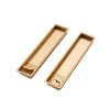 Hoconnie Pocket Door Handle Lock with Edge Pull, Privacy Sliding