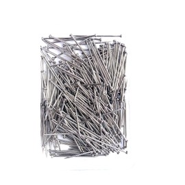 AARNAV 550Pcs 26mm 1 inch Sewing Pins Dress Making Pins Head Pins Office Pins Straight Pins Wig Pins Stainless Steel Tailor Needles, Fine Straight Satin Pin for Quilting Jewellery Crafts Sewing Office